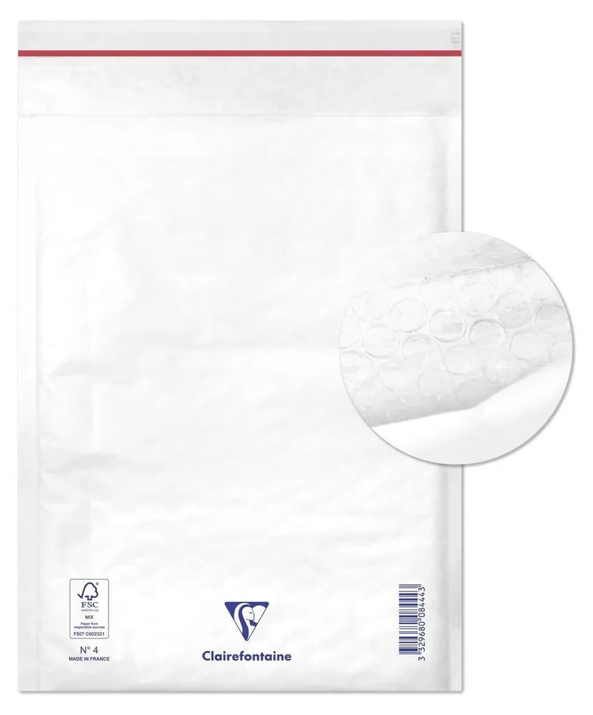 Clairefontaine Airpols 180x260 mm Enveloppes Kraft 90g Lot de 10