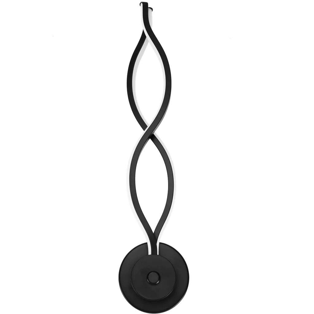 Lampada LED tooLight APP1048-W 4000K | Applique Metallo Nero 45cm
