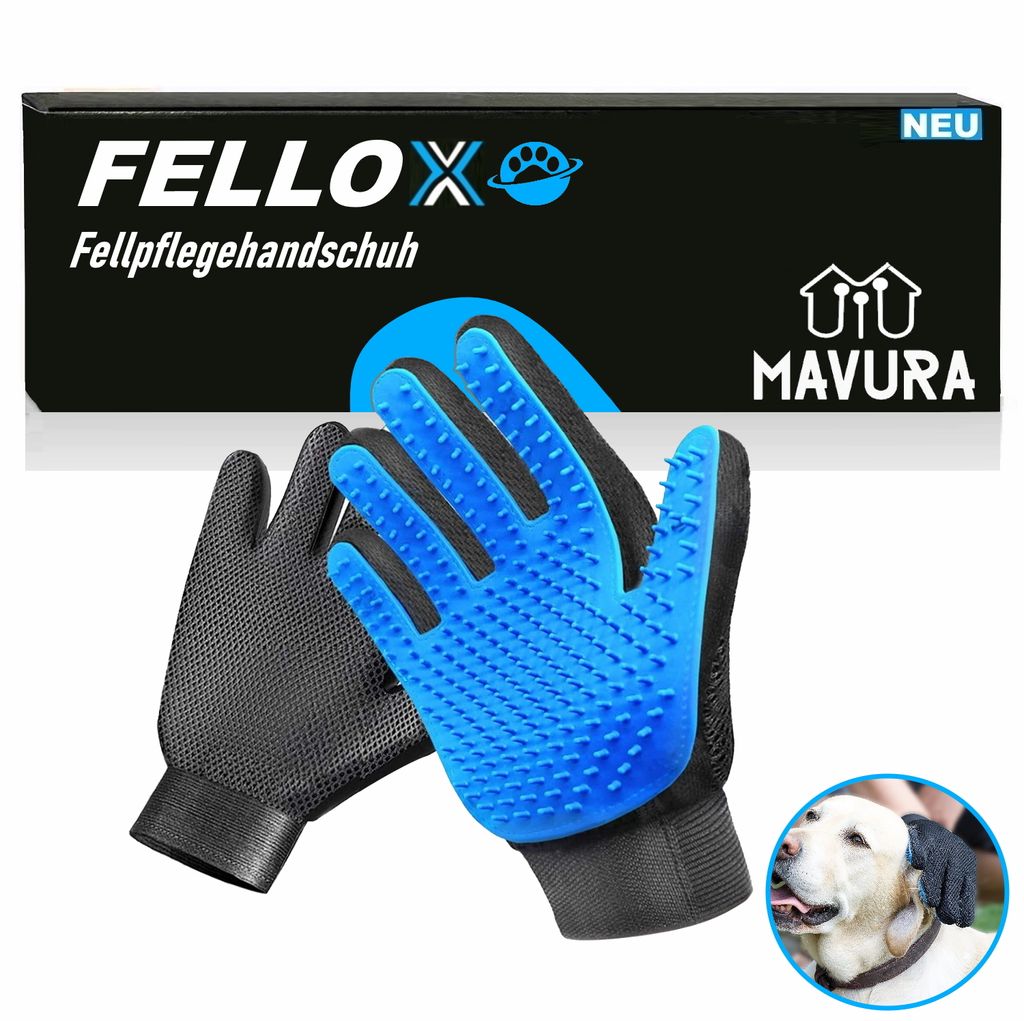 FELLOX Fellpflegehandschuh Fellhandschuhe Haarentfernung Produktbild 