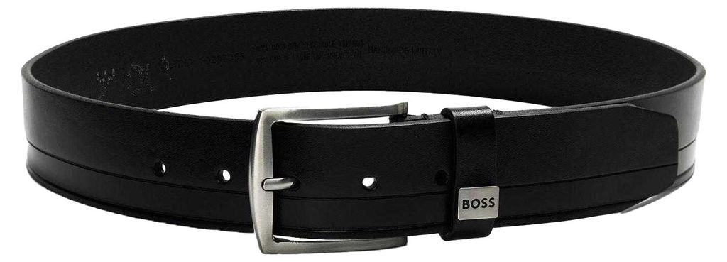 Boss - Gürtel für Herren, wendbar, Leder GT21651 (80 cm x 38 mm) (Schwarz)