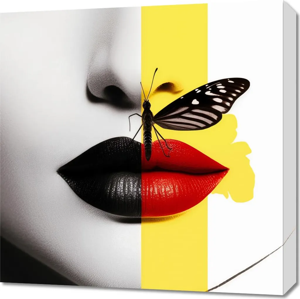Ambiance Zen avec le Tableau Beauté Papillon 60x60 pour la Chambre