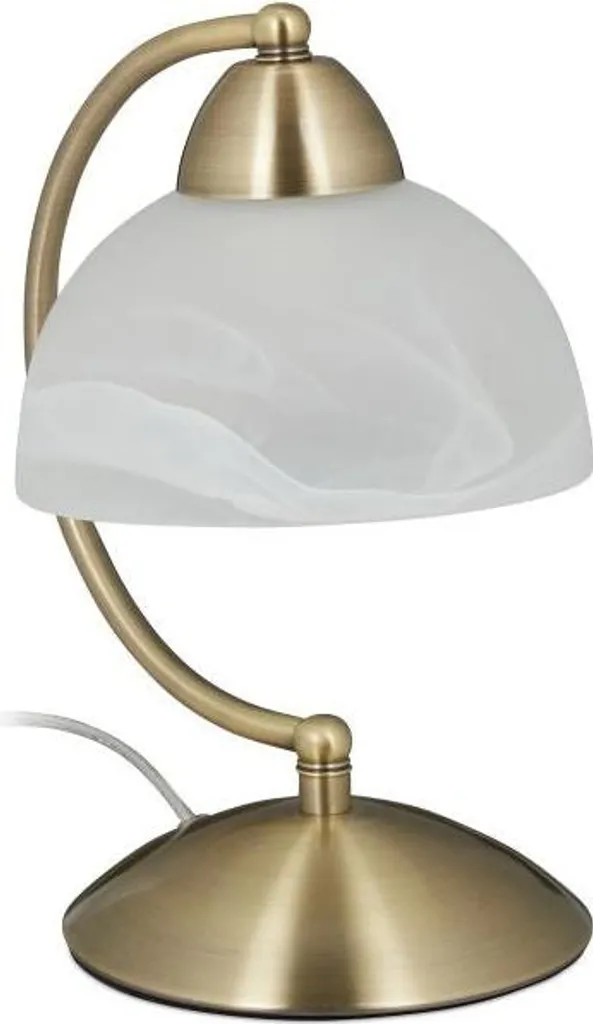 Lampe de lecture tactile verre dépoli - Éclairage d'appoint salon