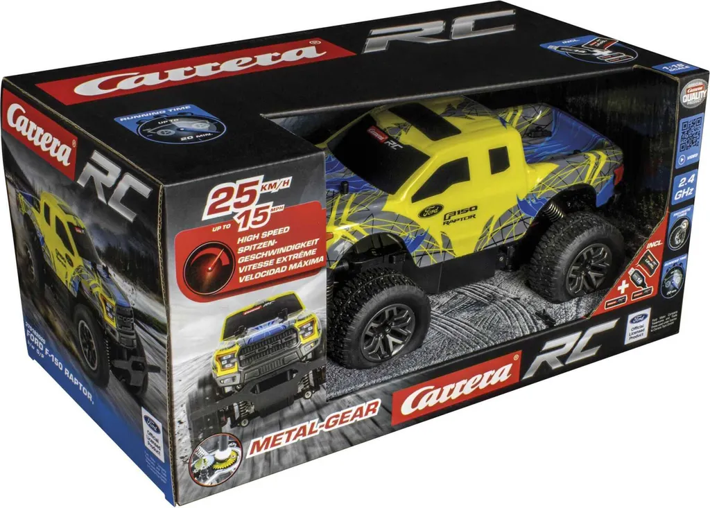 Carrera RC Ford F-150 Raptor 370182020 Anti-Interférence et Robuste