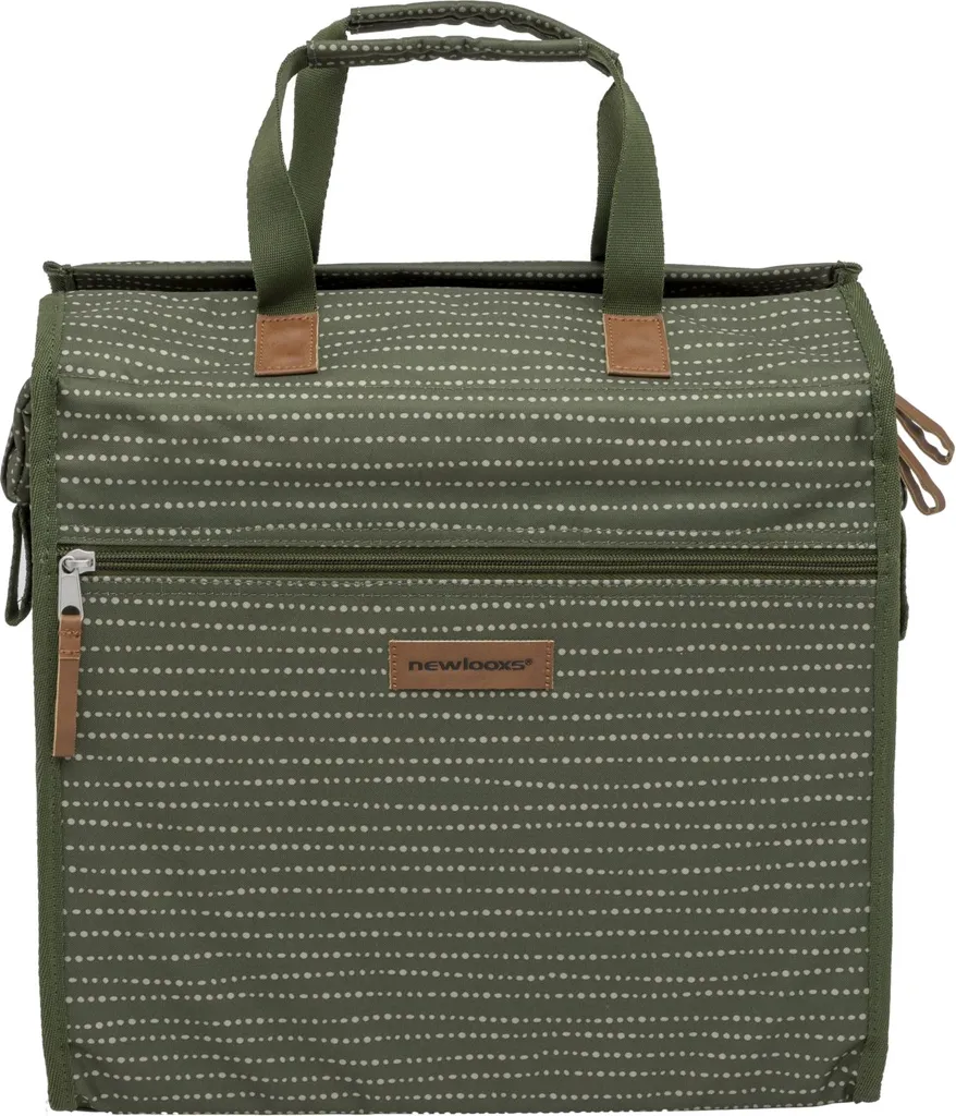 New Looxs Lilly Nomi Sacoche de Vélo Verte - Sac Bandoulière 18L Chic