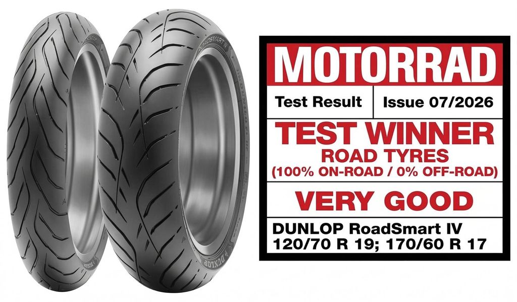 Pneumatici DUNLOP 120/70 R17 (58W) ROADSMART 4 GT Immagine del prodotto 