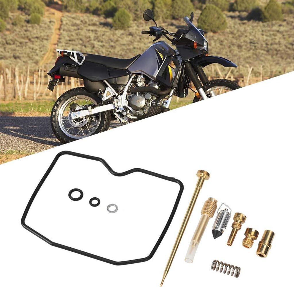 Motorvergaser-Reparatursatz-Set, Kraftstoffsystem, passend für Kawasaki KLR650 1987–2007