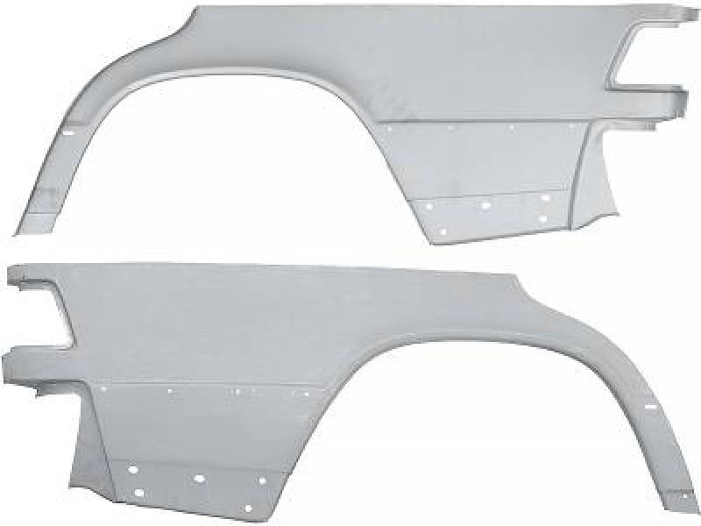 DIEDERICHS Seitenwand Reparaturblech passend für MERCEDES-BENZ 190 (W201)