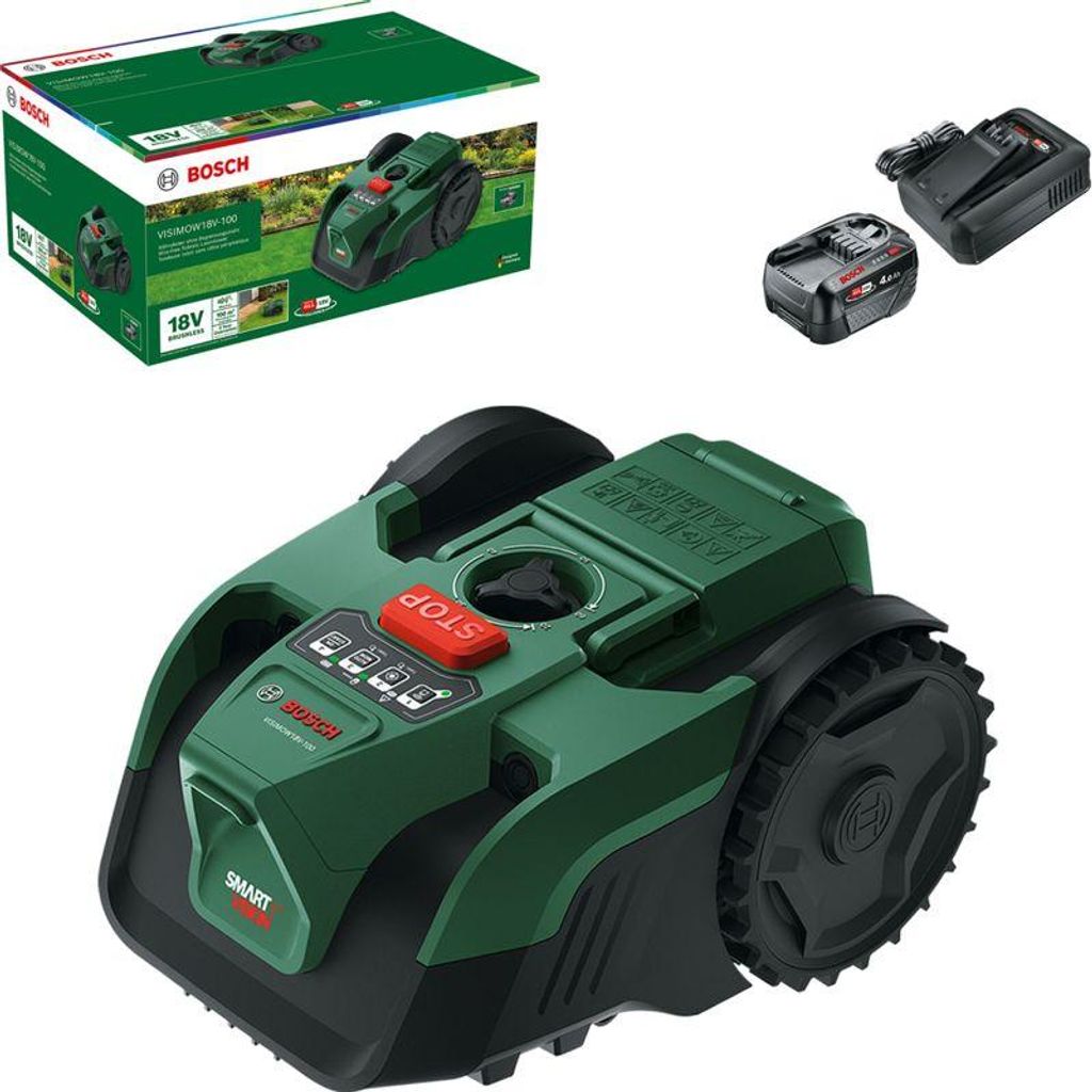 Mähroboter VISIMOW18V-100, 1x Akku PBA 18V 4.0Ah Produktbild 