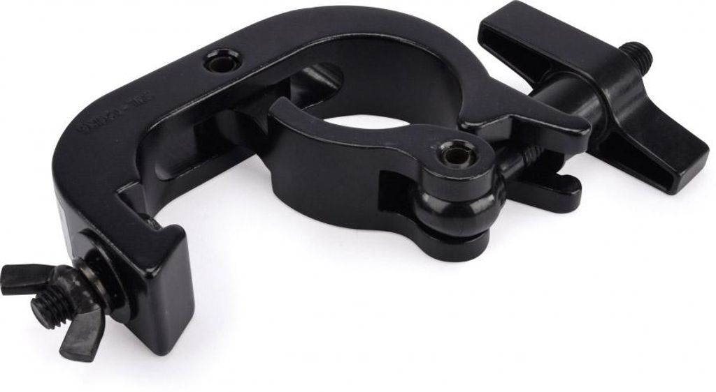 Riggatec Halbschellenhaken - Multi Clamp schwarz bis 250 kg (48 - 51 mm)