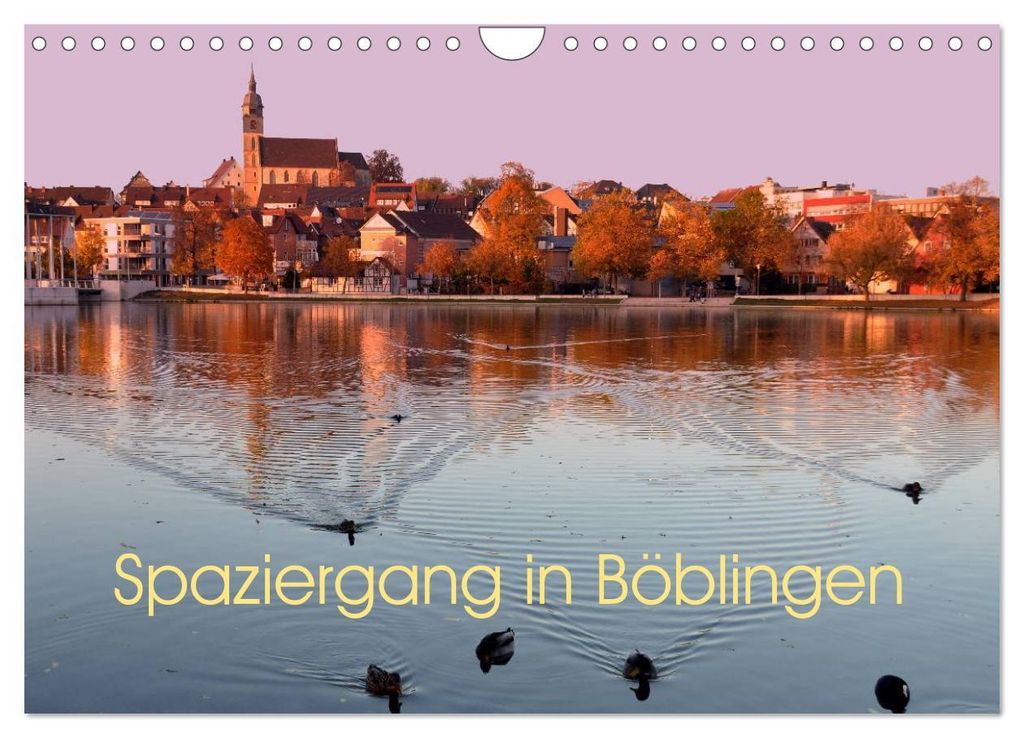Spaziergang in Böblingen (Wandkalender 2027 DIN A4 quer), CALVENDO Monatskalender