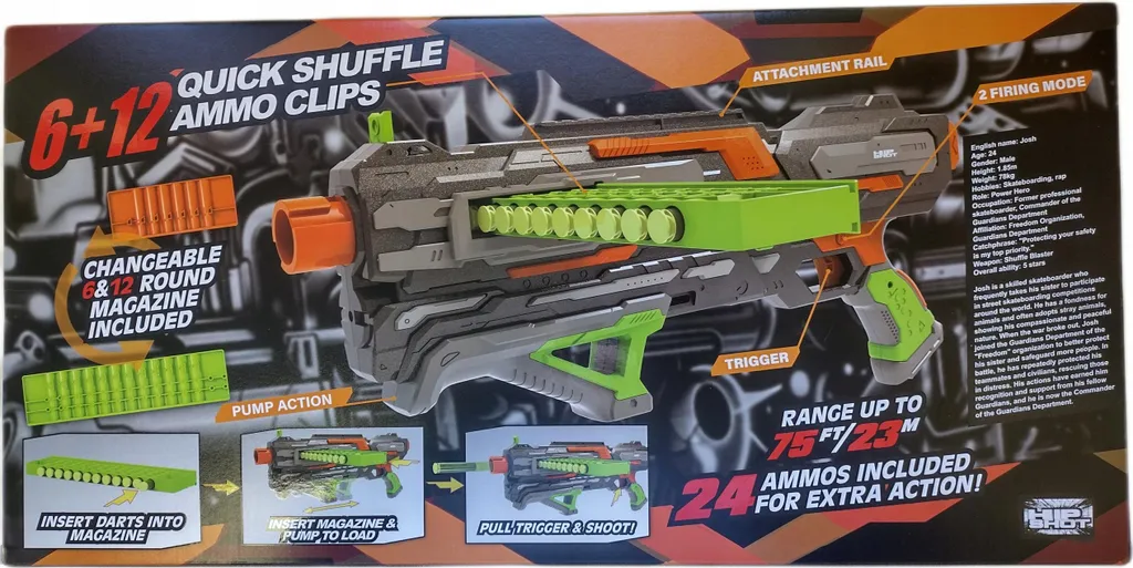 Fusil de chasse sonore Mega Creative 545130 avec finition réaliste - 2