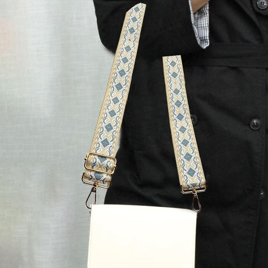 Tasriemen – Breite Schulterriemen, Verstellbare Ersatz-Handtaschenriemen für Handtaschen, Lange Schultertaschenriemen, Crossbody Tasriemen, 2 St...