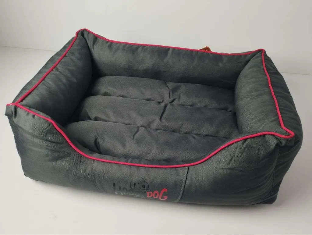 Canapé pour chien gris 65 cm x 50 cm - Panier déhoussable et lavable - 4