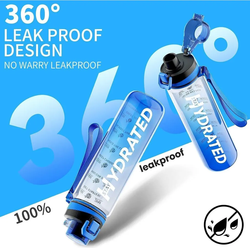 croselyu Bottiglia di acqua Tritan da 730 ml Tazza per fitness all