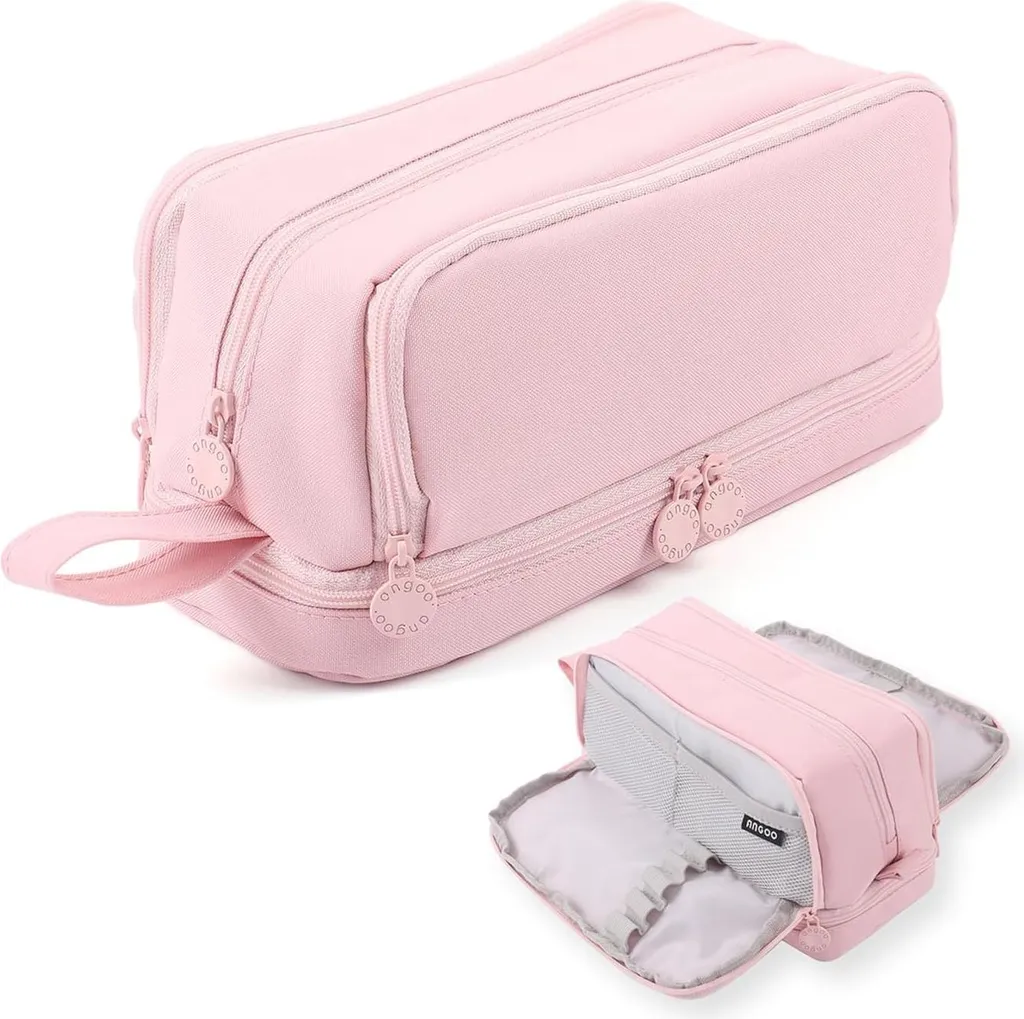 Trousse Rose Organisée : Finissez-en avec le Désordre dans votre Sac