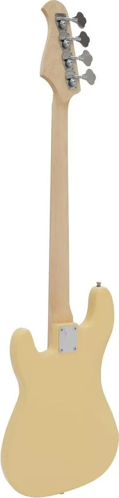Basse DIMAVERY PB-550 E-Bass style vintage blond avec micro de précision