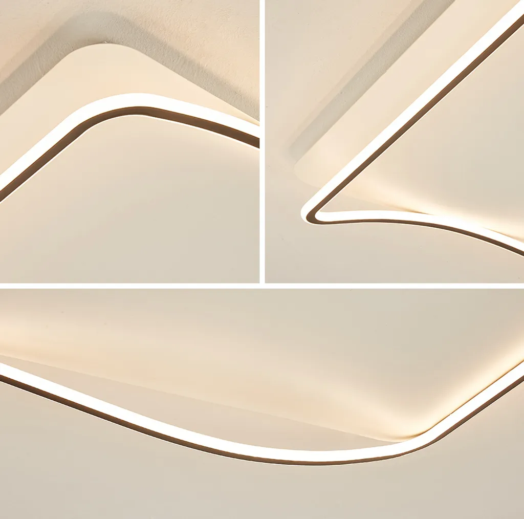 Plafonnier LED SX626-900x600 avec télécommande et intensité variable - 5