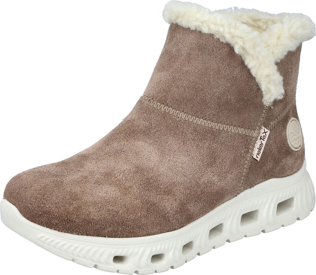 Rieker Damen Stiefelette trendy Laufsohle Leder Warmfutter Produktbild