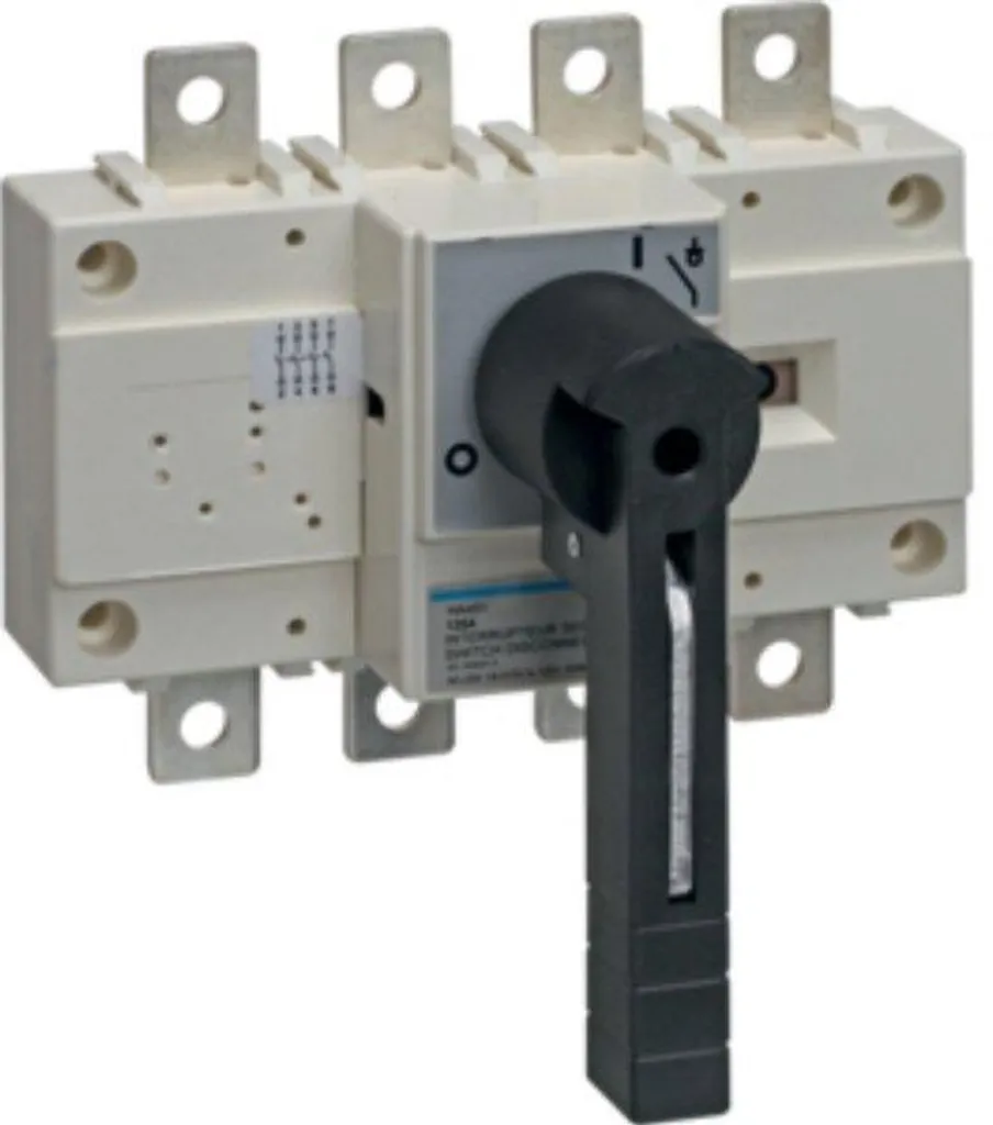 Sectionneur de charge 125A tétrapolaire 4 pôles boîtier modulaire