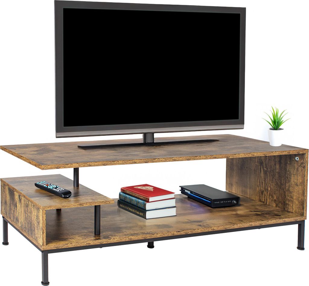 relaxdays TV Lowboard bis 55 Zoll