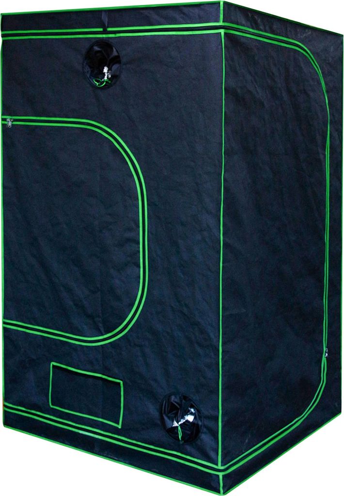 Grow Zelt für Pflanzen Zuchtzelt Gewächshaus Box Garten Anzucht Gemüse Kräuter Grow Schrank Indoor 120 x 120 x 200 cm Blumen klein Tomaten Hydr...
