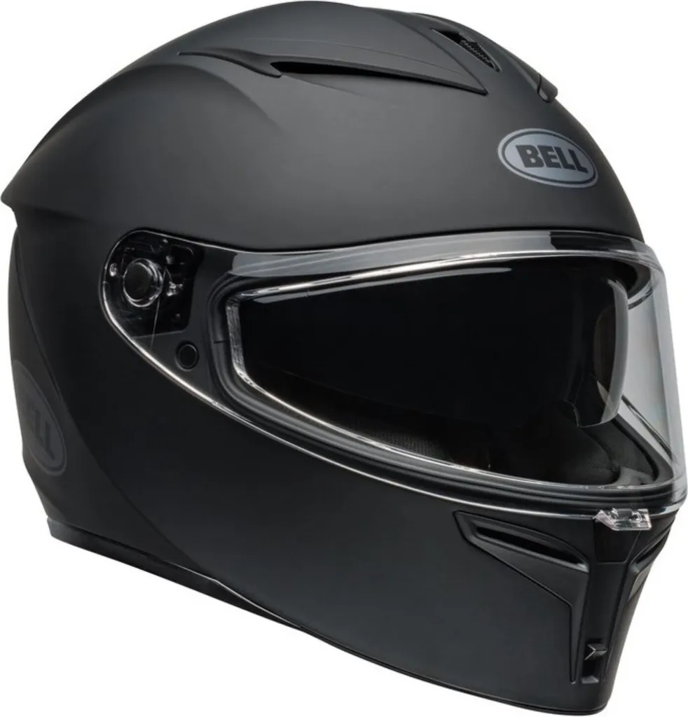 Casque intégral moto Bell Lithium LITHMAT01F noir mat avec écran clair - 4