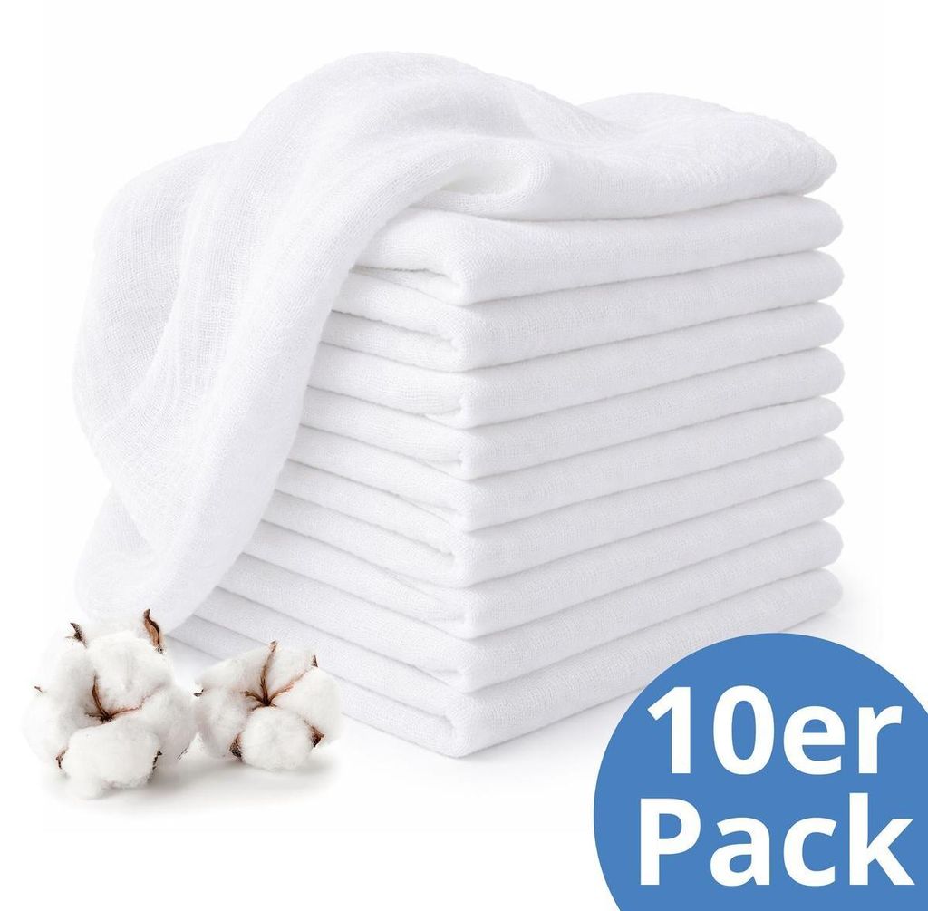 Makian Mulltuch / Spucktuch / Pflegetuch 10er Produktbild 