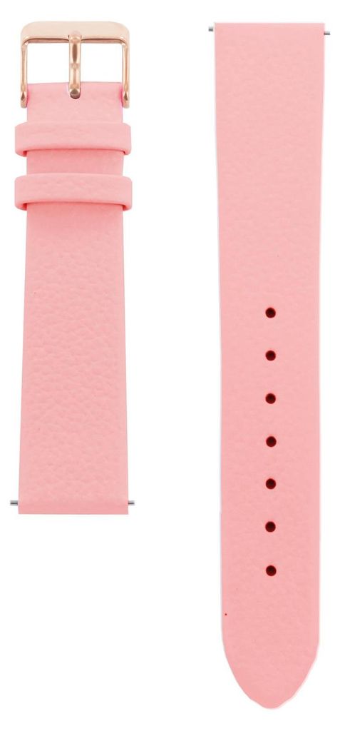 CO88 Collection 8CS-10021 Lederarmband – 18 mm Breite – Schließe – 20 cm Gesamtlänge – Rosa – Roségold