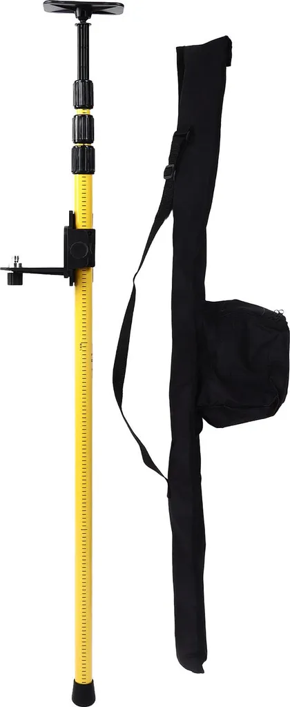 Barre télescopique laser 2,8m - Support réglable pour laser rotatif