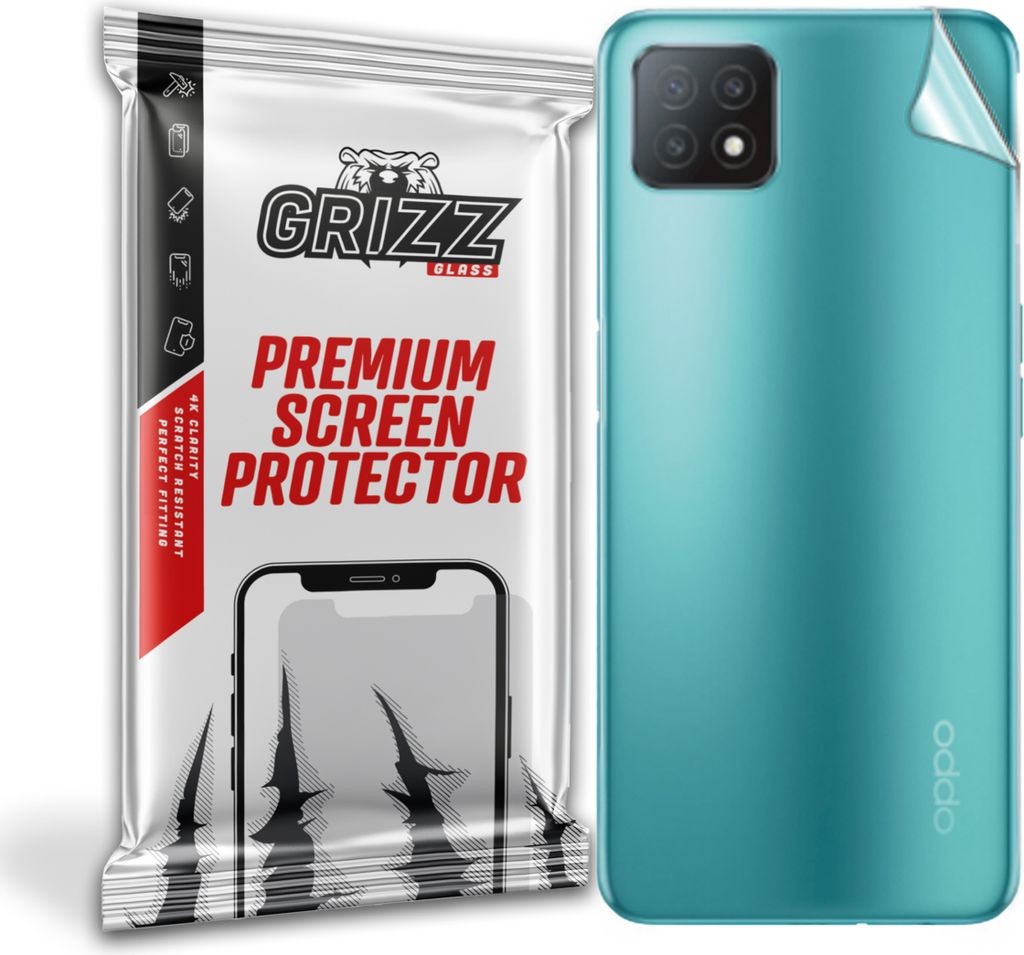 Folie für die Rückseite GrizzGlass SatinSkin für Oppo A35