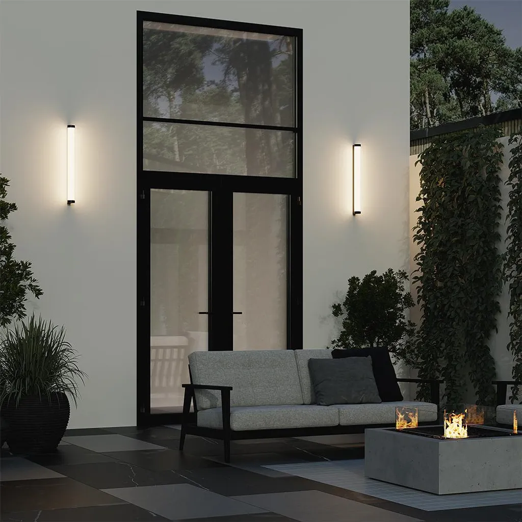 Luminaire extérieur LED Rouge IP54 Maytoni pour Façade et Terrasse