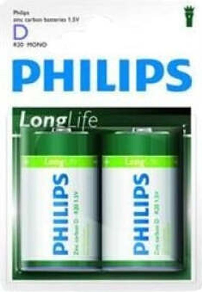 Philips Piles D - R20L2B - Lot de 2 - Technologie au Image du produit 