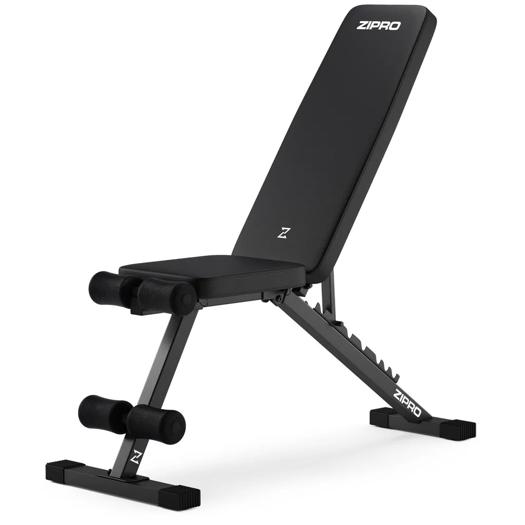 Banc d'entraînement réglable ZIPRO Stride noir pliable musculation - 14