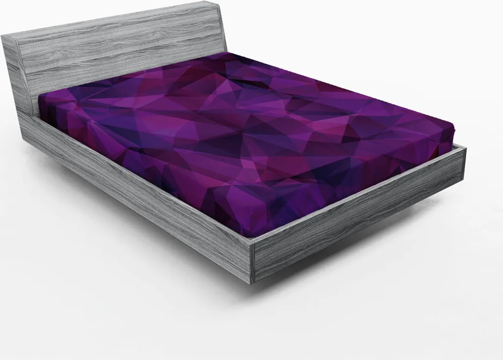Lenzuolo Matrimoniale 180x200 Bordeaux ABAKUHAUS - Stile Astratto