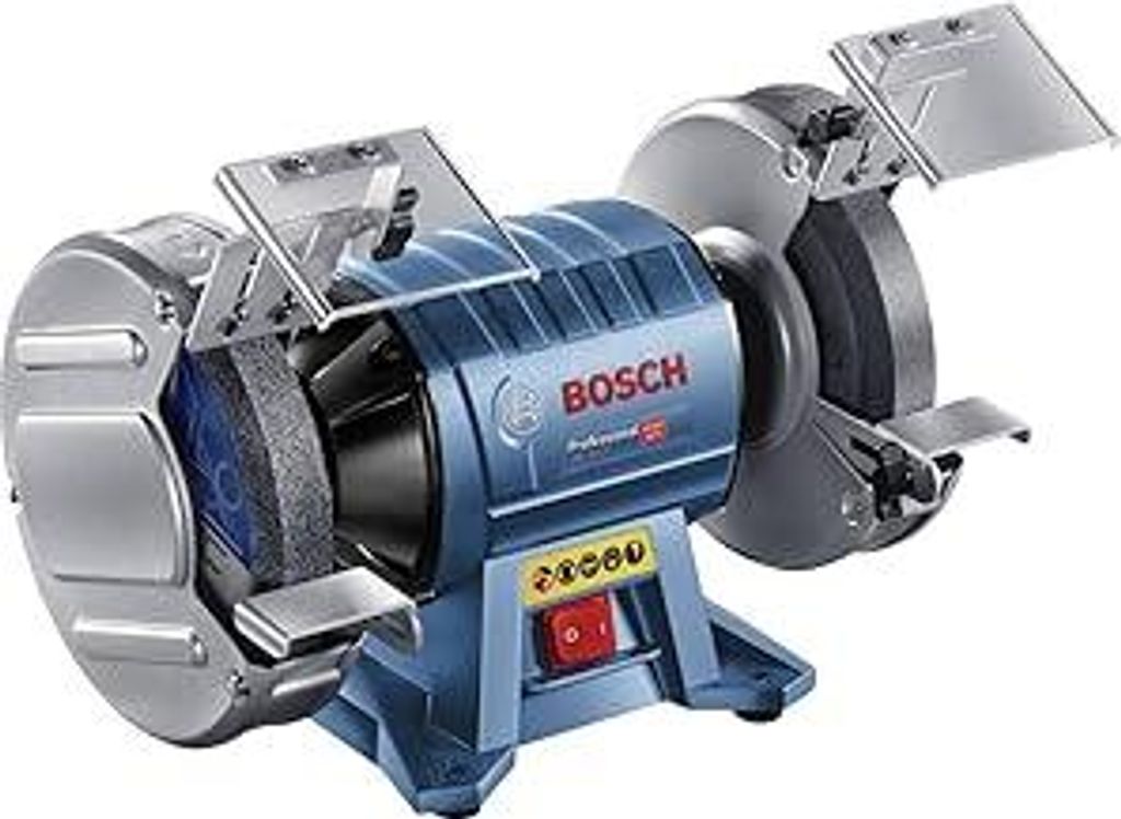 Bosch Professional Doppelschleifer GBG 60-20 (Leistung 600 Watt, Schleifscheiben-Ø 200 mm, Leerlaufdrehzahl 3.600 min-1, inkl. 2x Schleifscheibe N...