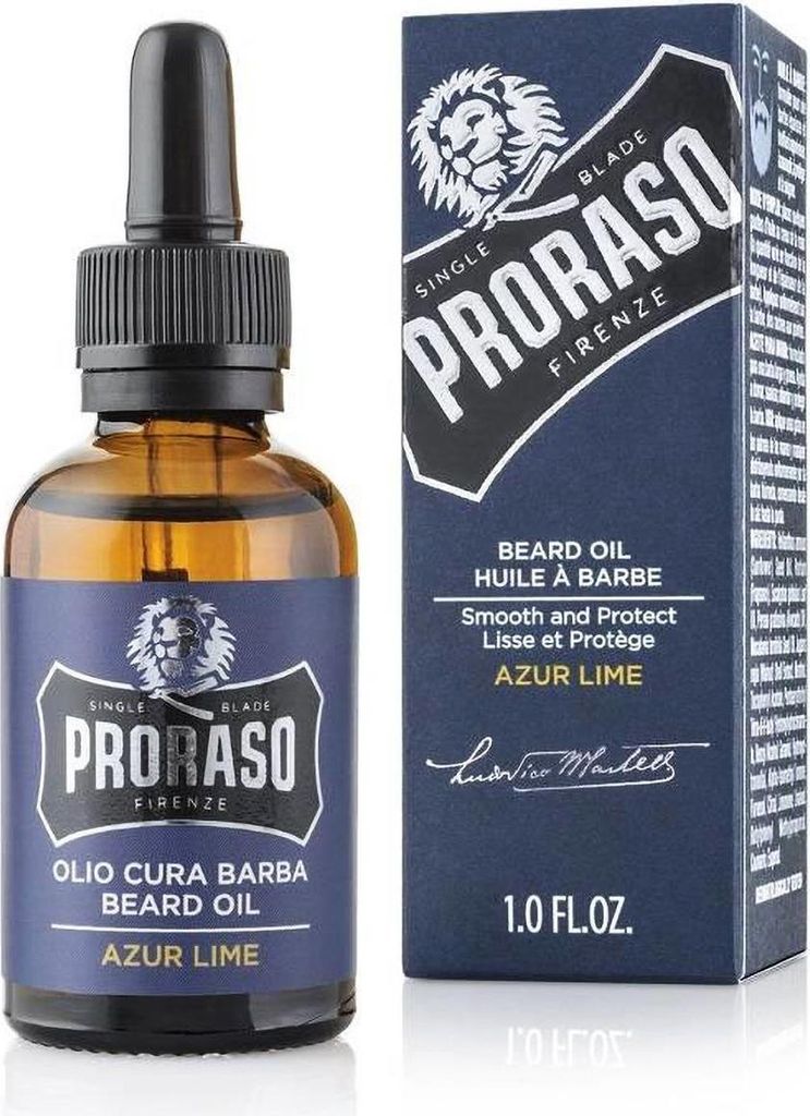 Olej na plnovous se středozemními citrusy Azur Lime (Beard Obrázek produktu 