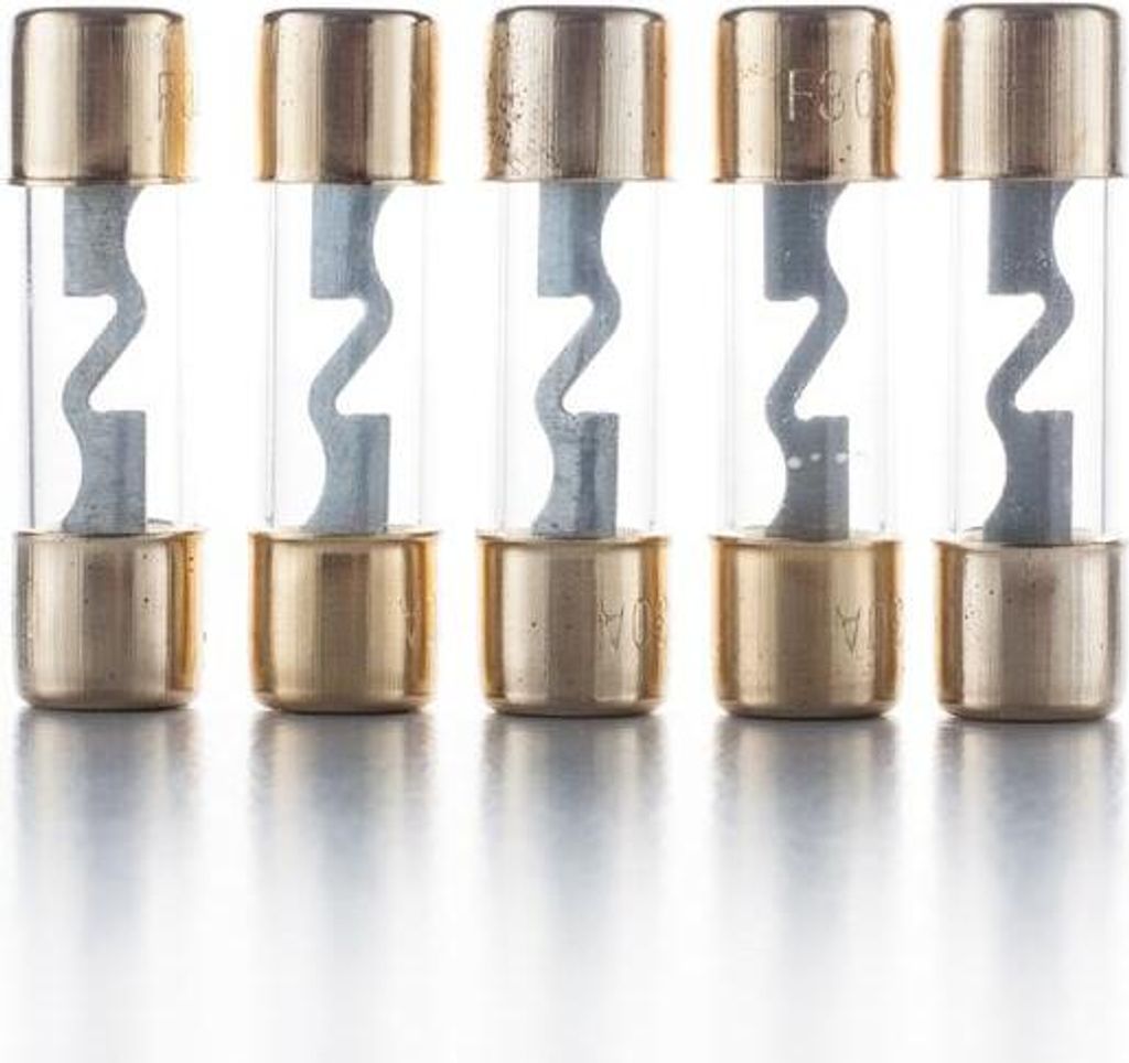 AGU Glas Sicherung 30A 10x38mm 5er Päckchen