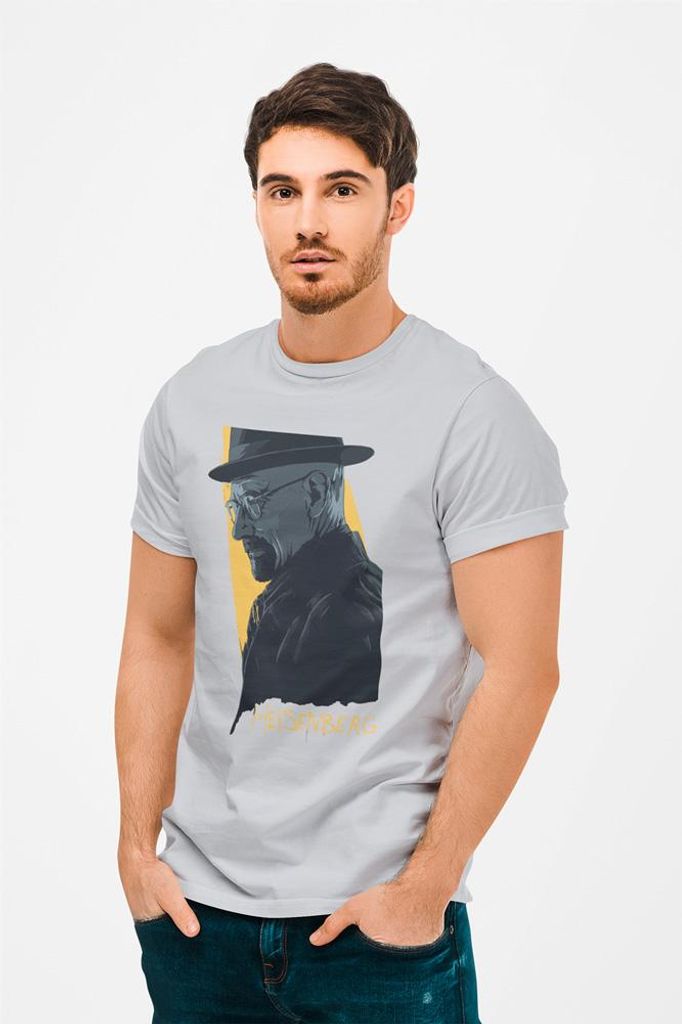 D&B Uni Polo MO00013_BreakingBad_Grau-Größe 5XL