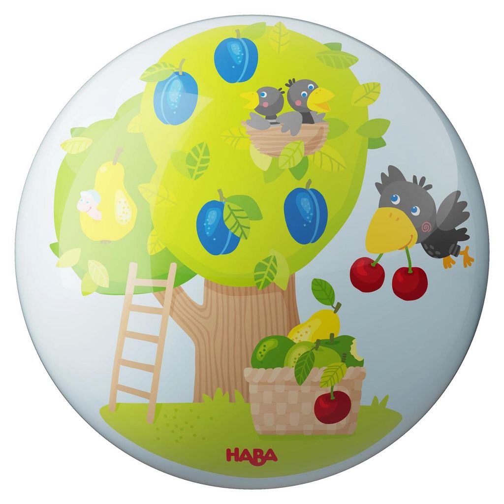 HABA Kleinkindwelt Ball Ball Obstgarten 14 cm Ø Spielball Produktbild 