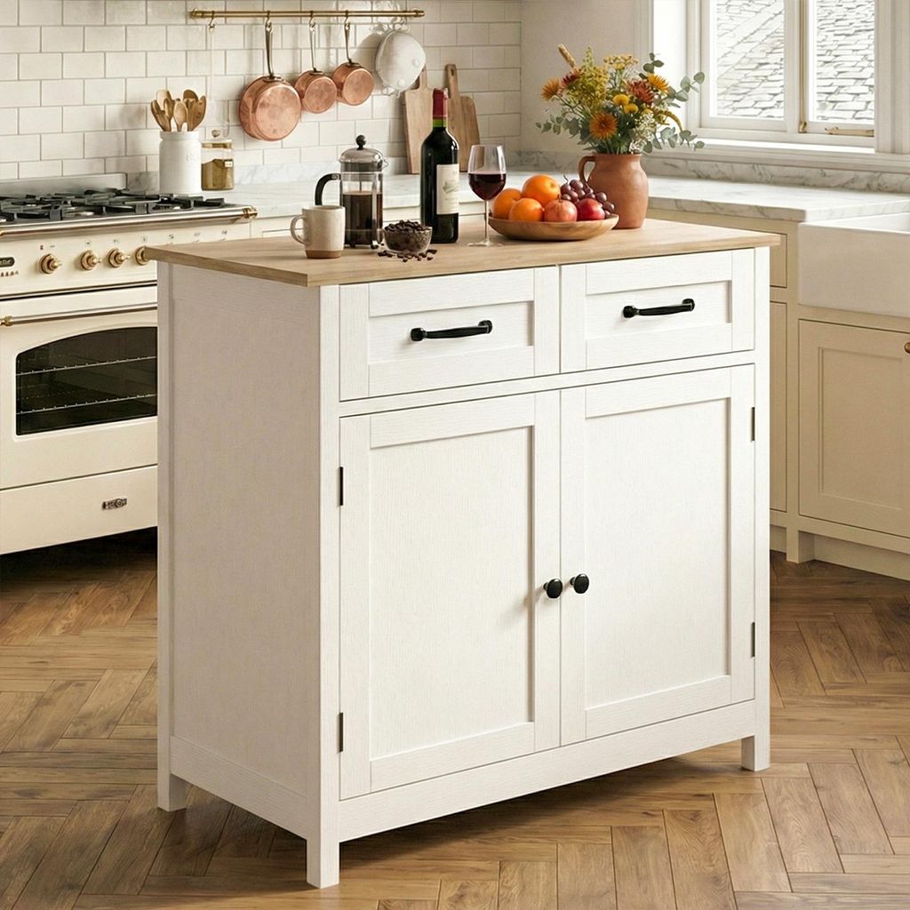HOKEEPER : meuble de cuisine, buffet de salon, commode à 2 Image du produit 