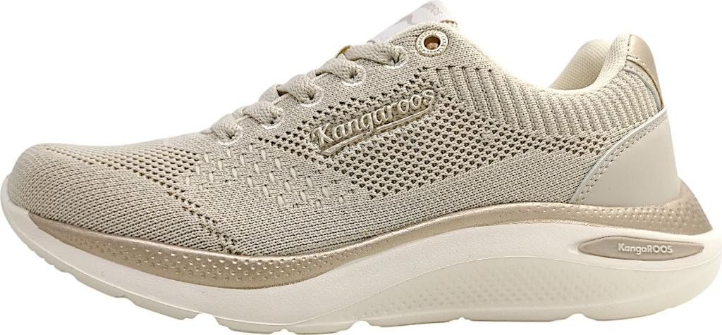 KangaRoos K-WN Delight Sportschuhe Damen Trainingsschuhe Beige Freizeit, Schuhgröße:41 EU