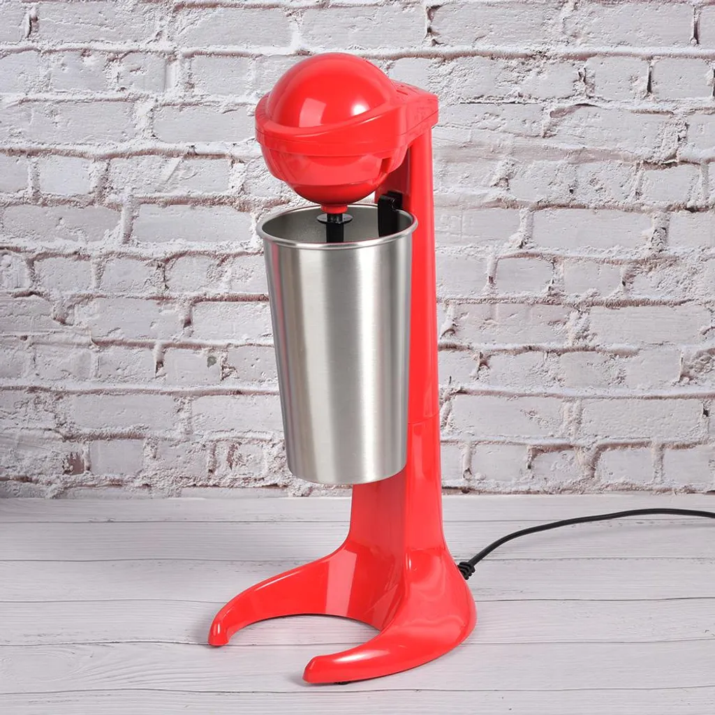 Mixeur Milk-shake Double Anti-Grumeaux Électrique pour Boissons Lisses