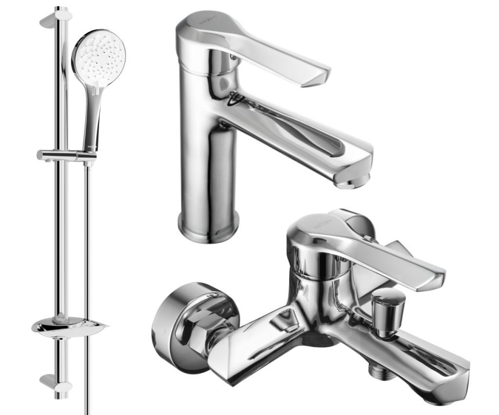 Mexen Sabre DB74 zestaw wannowy, chrom - 72103DB74-00 Zdjęcie produktu 