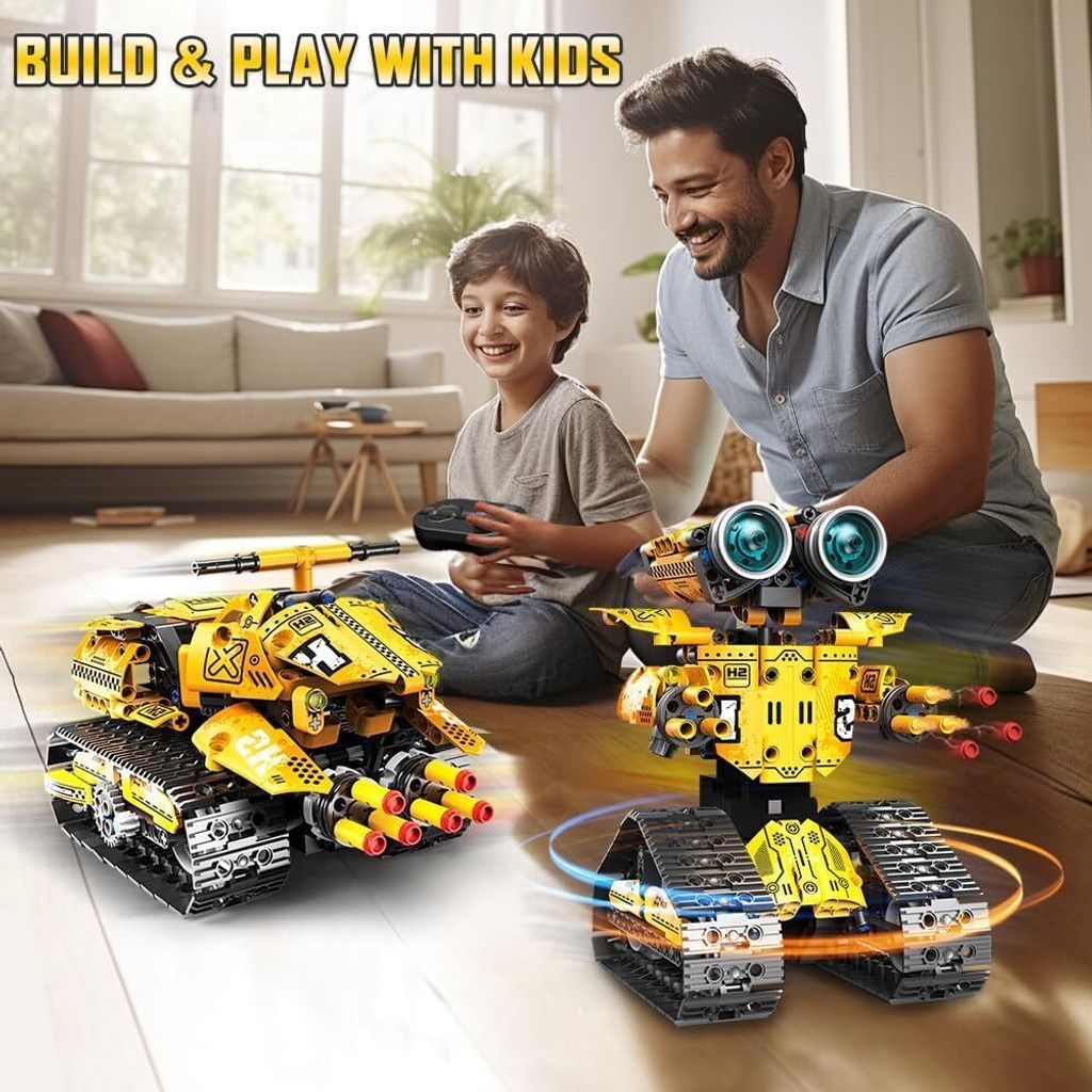 Vepower Roboterkinder 812 Jungen 5in1 Rc Bauspielze Produktbild-Vorschau 3