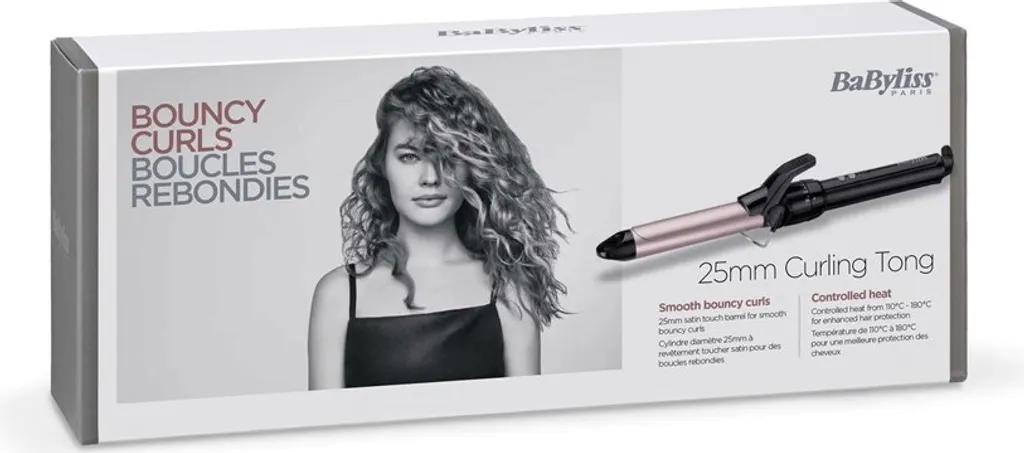 Boucleur Cheveux 25 mm C325E pour des Ondulations Naturelles et Durables