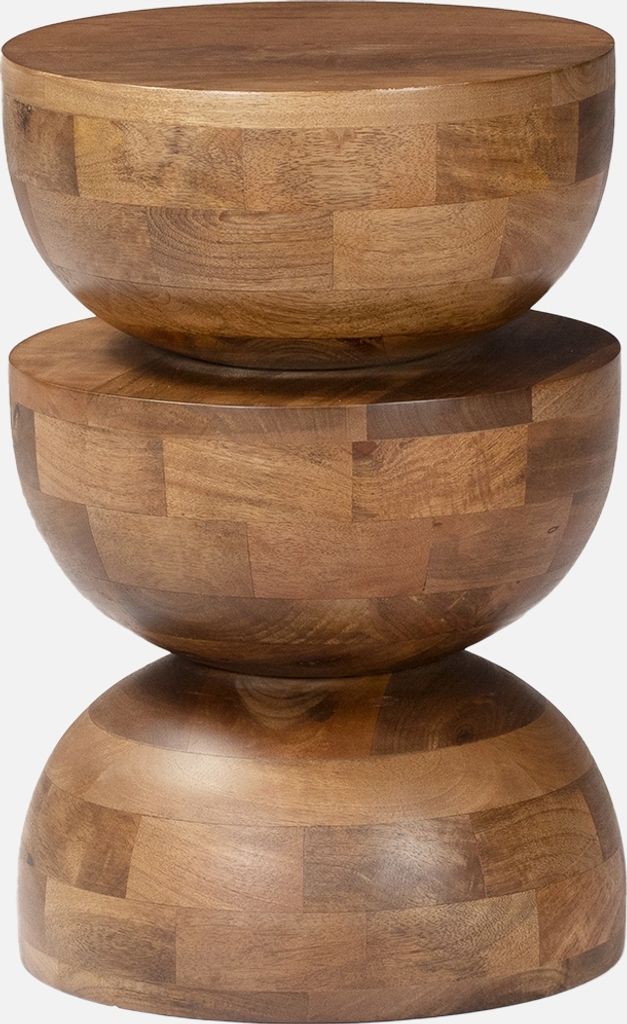 Tavolino in legno di mango, Noce Immagine del prodotto 