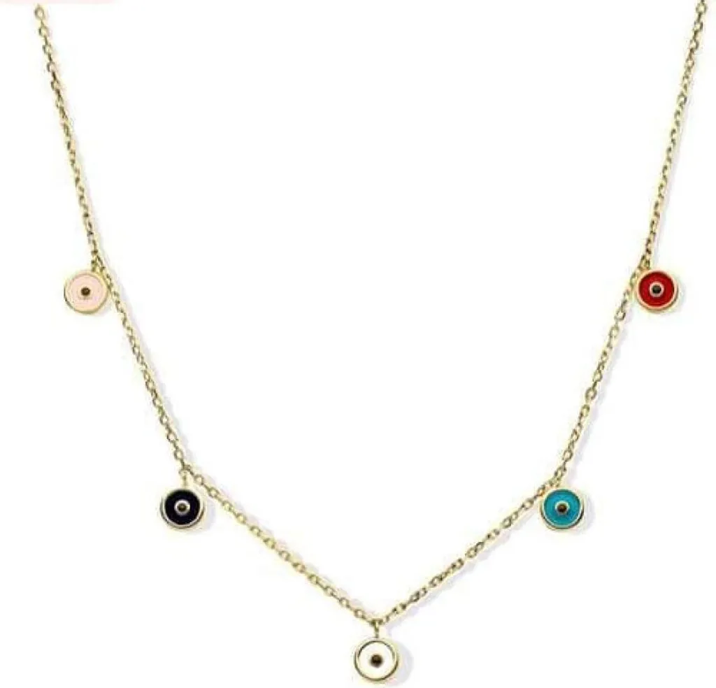 Victoria Collana Oro con Pietre Colorate: L'Eleganza senza Tempo
