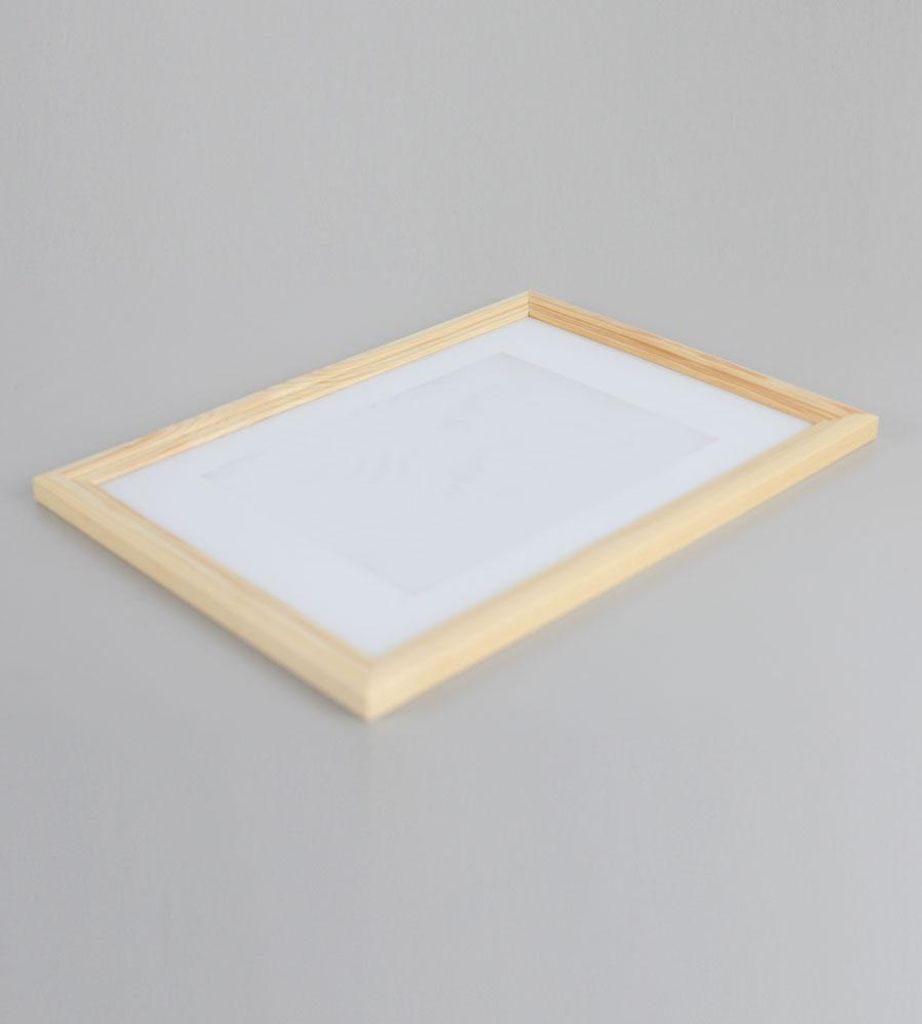 Artos Holz Bilderrahmen Acrylglas Plexi Lifestyle Foto Rahmen Collage Wanddeko Poster - Farbe: Natur | Format: 21x29,7 DIN A4