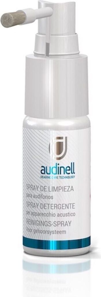 Audinell Reinigungsspray mit Bürste 30ml. - Hörgeräte - Produktbild 