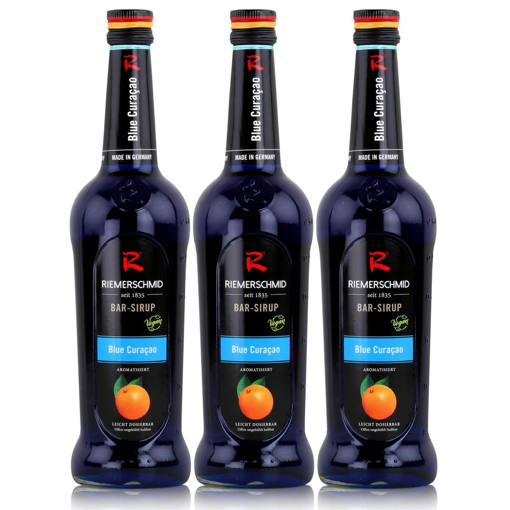 Riemerschmid Bar-Sirup Blue Curacao 0,7L - Cocktails Produktbild 